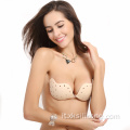 Reggiseno appiccicoso invisibile in silicone traspirante